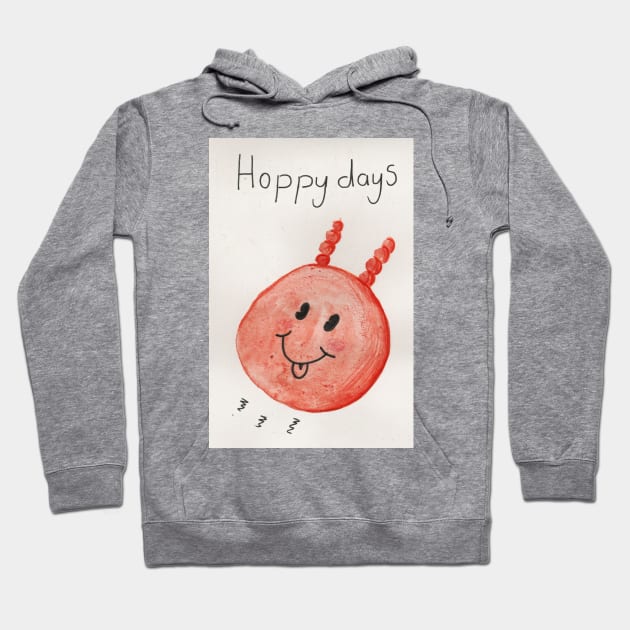 Hoppy days Hoodie by Charlotsart